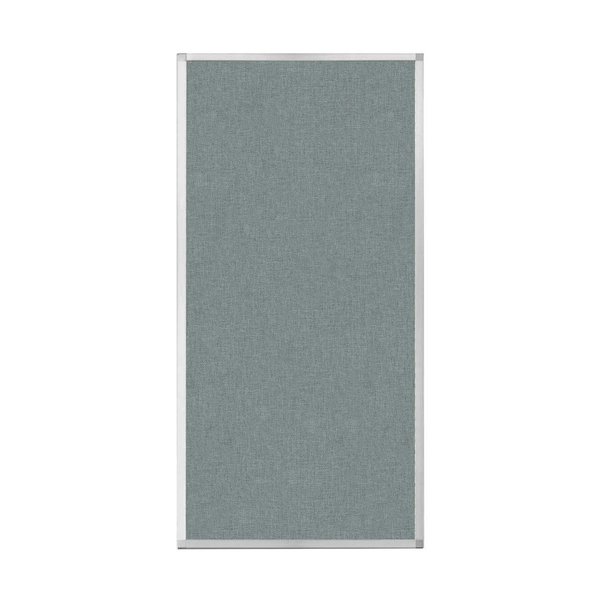 Versare Hush Panel Configurable Cubicle Partition 3' x 6' Sea Green Fabric 1852310